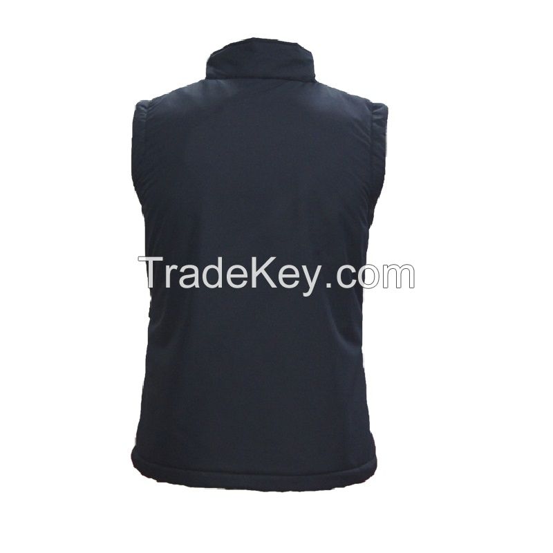 Womens USB Battery Electric Heated Vest For Motorcycle 