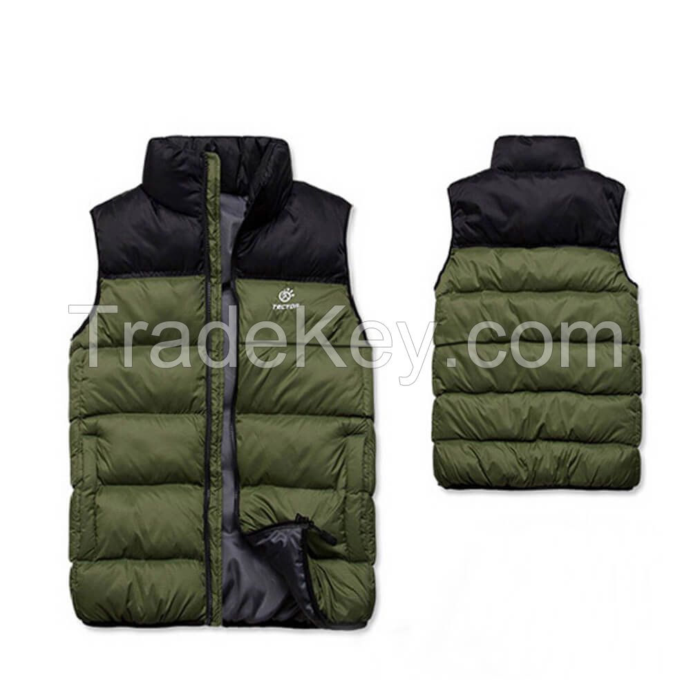 Wholesale Winter Lightweight Apparel Manufacturer Padded Vest Jacket Mens Womens