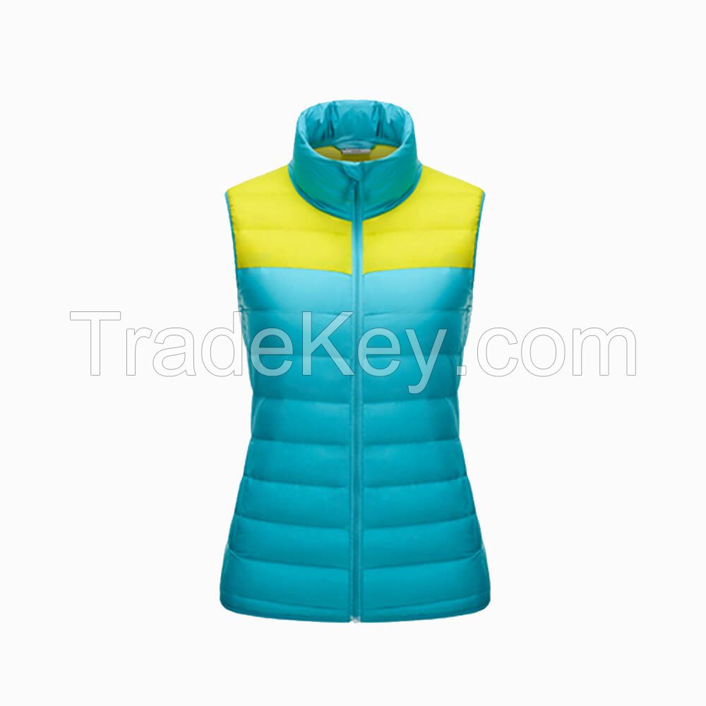 China Wholesale Women Winter Sleeveless Warm Down Vest 