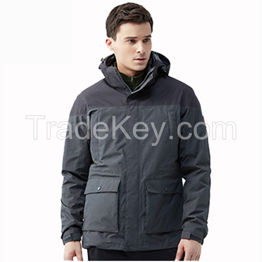 High Quality Heavy Duck Down Feather Jacket Mens Winter Fashion Outdoor Jacket