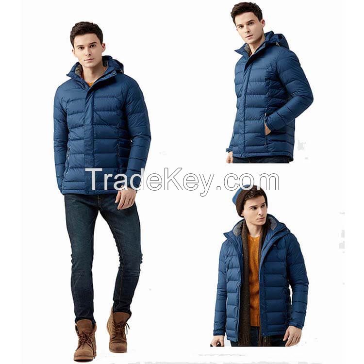 Latest Design Warm Clothing Hooded Mens Jacket Cheap Padded Coat 