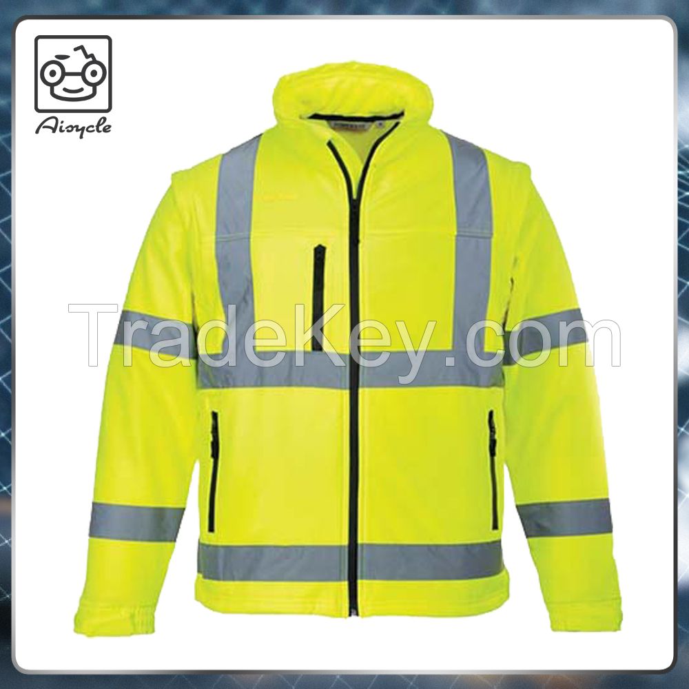 Class 3 Safety Uniforms Hi Vis Mens Reflective Work Jacket 