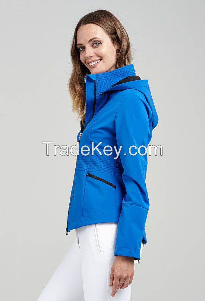 Custom Logo Winter Waterproof Warm Coat Ladies 2018 Horse Racing Jacket Assassin