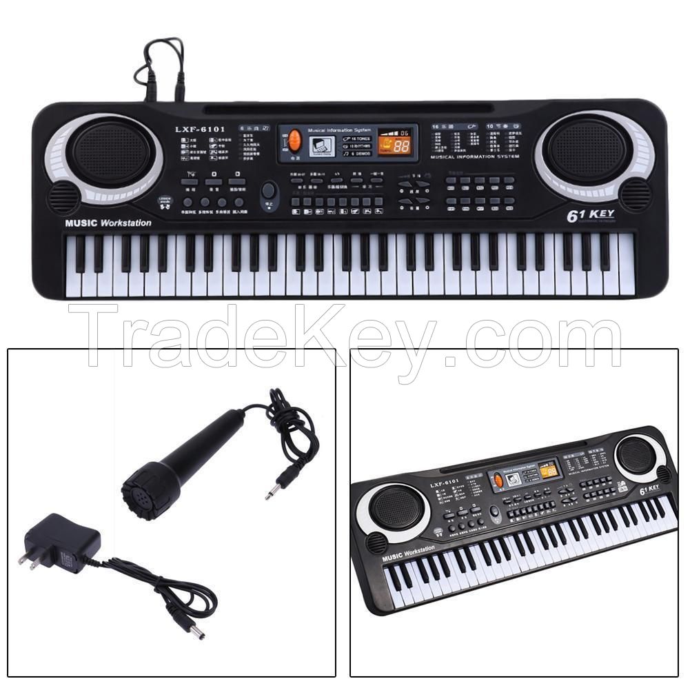 61 Keys Digital Music Electronic Keyboard Electric Piano Organ Instrument GA