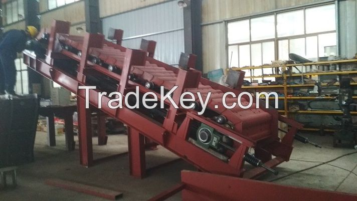 Plate feed chain, slat conveyor chain, large conveyor chain