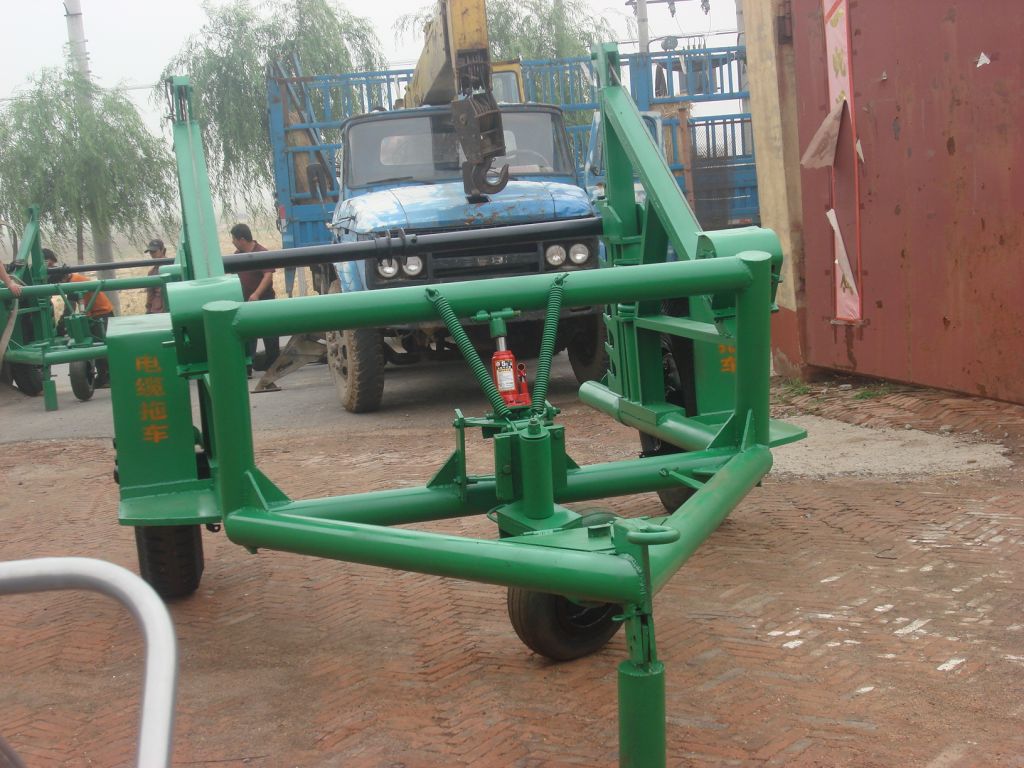 Cable Reel Transporting Trailer