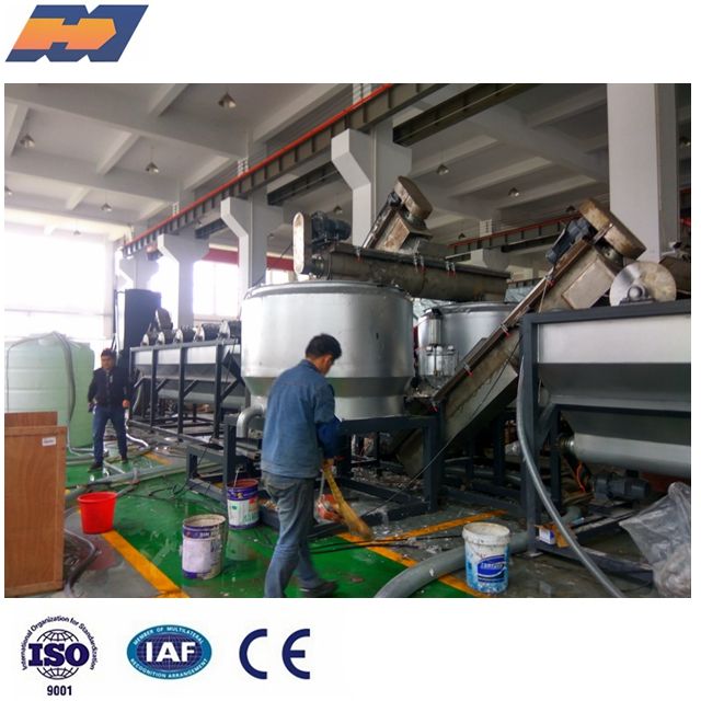 Plastic PP PE PET film bottle dirty waste product recycle washing machine line