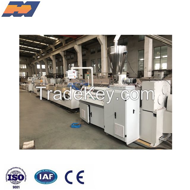 Plastic WPC PVC PP PE profile extrusion making machine production line