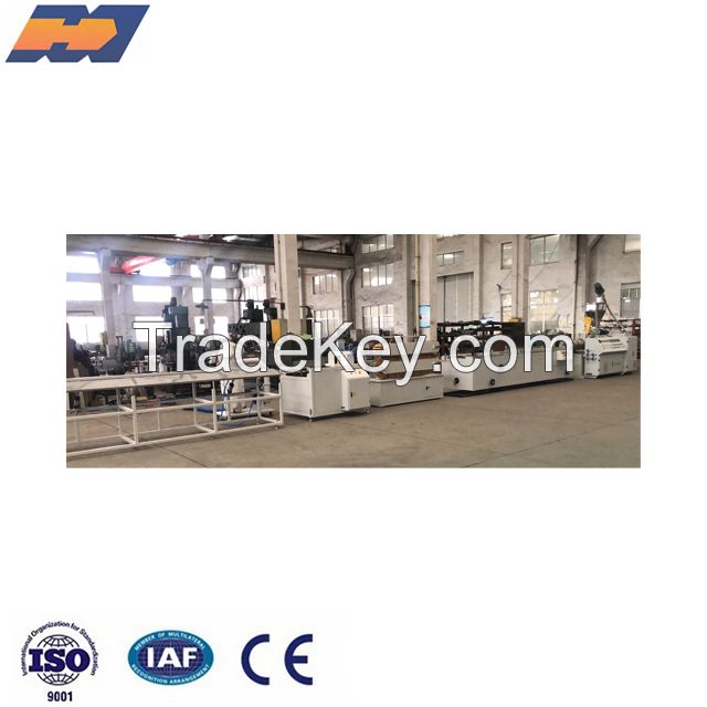 Plastic WPC PVC PP PE profile extrusion making machine production line