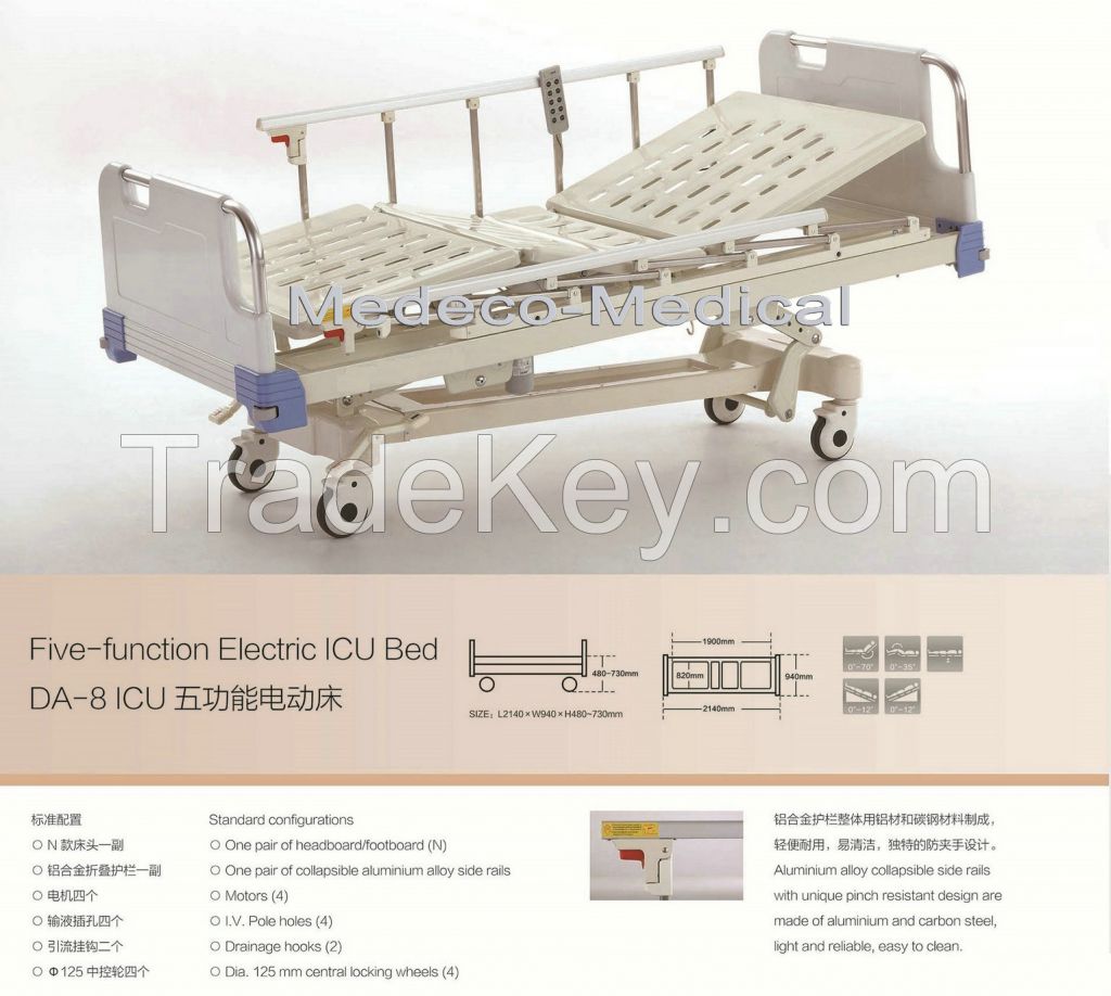 Hospital Equipment,Medical Electric Hydraulic Table,multi-function hospital patient Bed ECOM8 