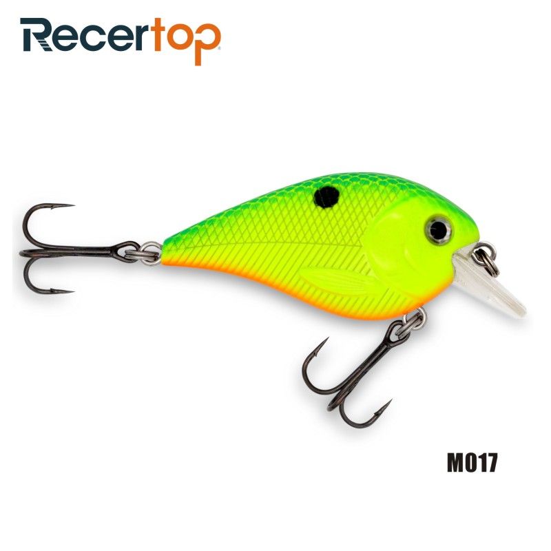 Recertop Small Loud Rattle Bright Color Floating Square Bill Fishing Lure