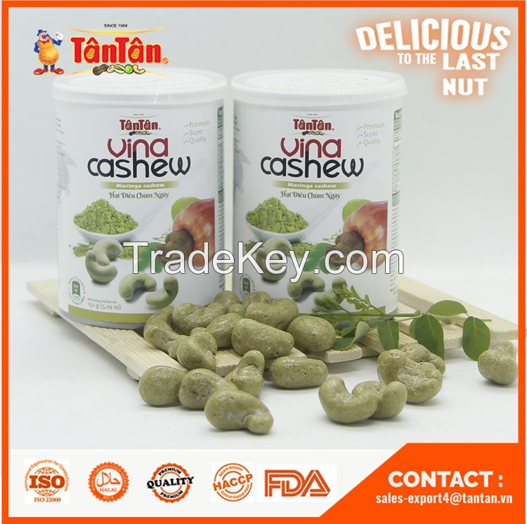 CASHEW NUT with MORINGA Coated - Healthy Products Vietnam Origin