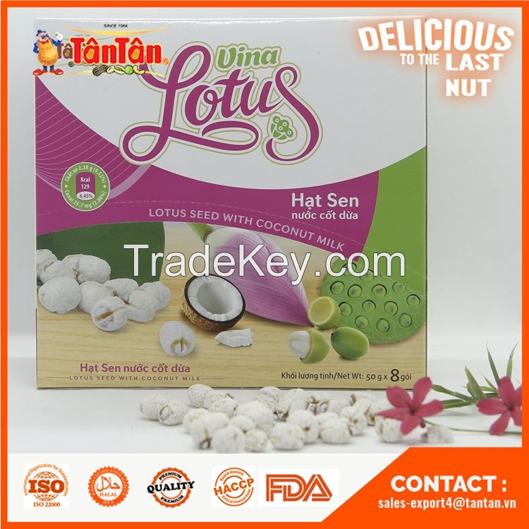 Lotus Seed With Coconut - Crispy Healthy Snacks