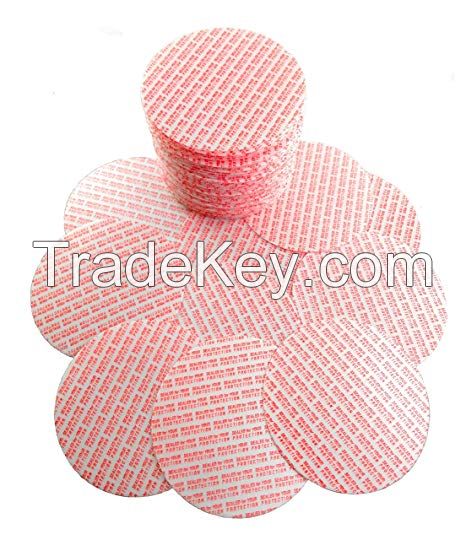 Red Pressure Sensitive Sealing Foam Cap Liners 