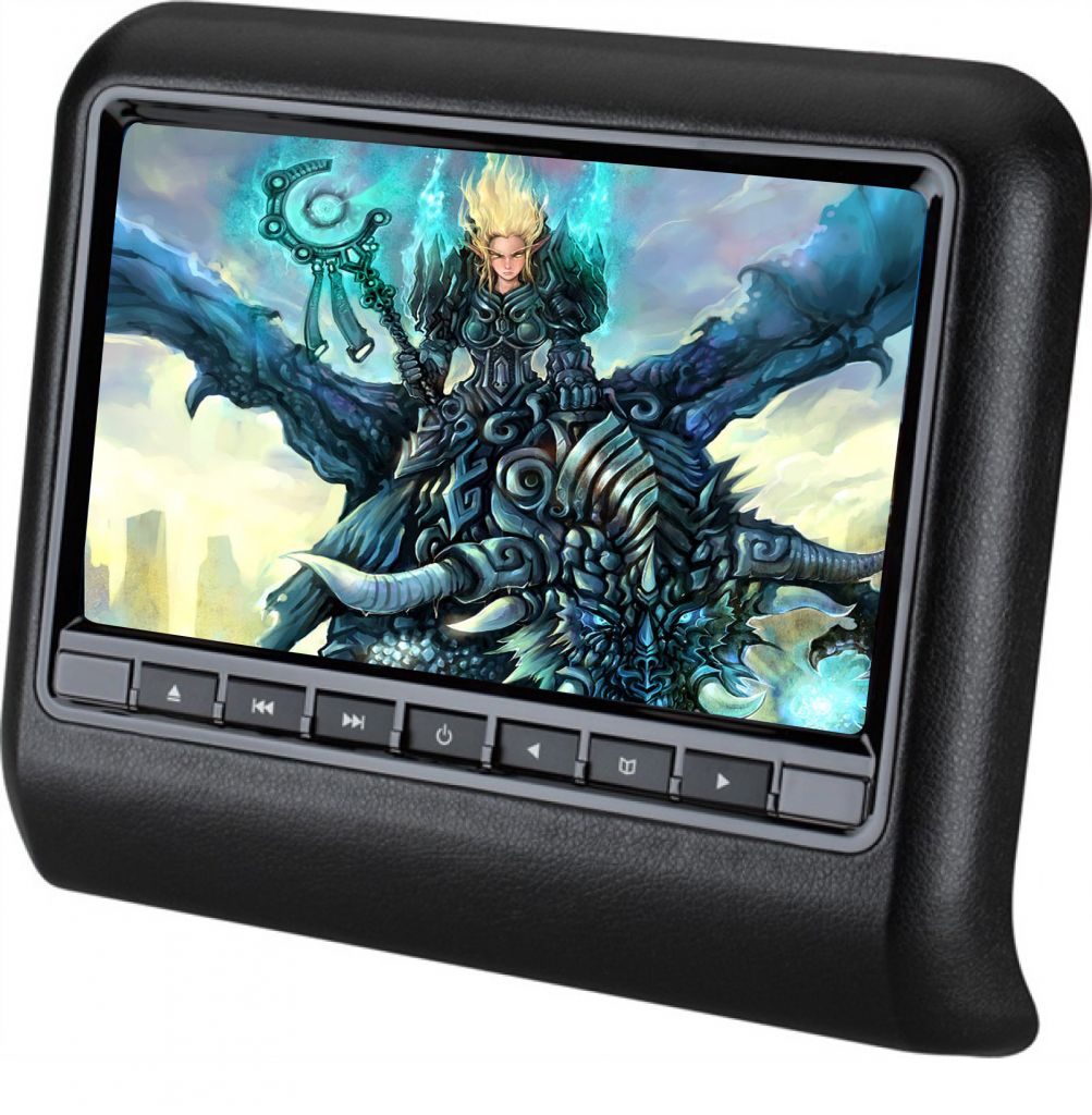 car dvd, headrest, monitor