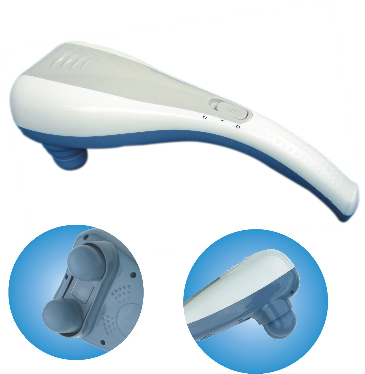 Dual heads massager