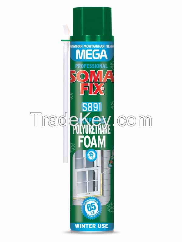 SOMAFIX MEGA POLYURETHANE FOAM (WINTER USE) S891