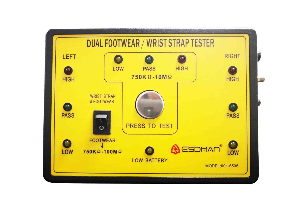 ESDMAN_DUAL WRIST STRAP FOOTWEAR TESTER _001-6505