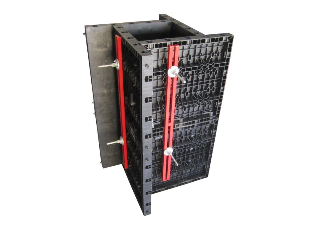 adjustable plastic formwork for column concrete