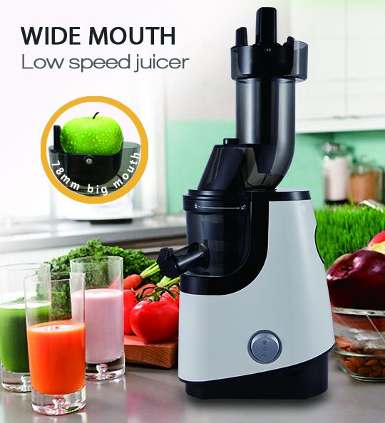 Home Kitchen Electric Juice Appliances Slow Juicer Household Electric Citrus Slow Juicer Food Processor Kitchen Appliance Big Mouth Feeding Chute Juicer