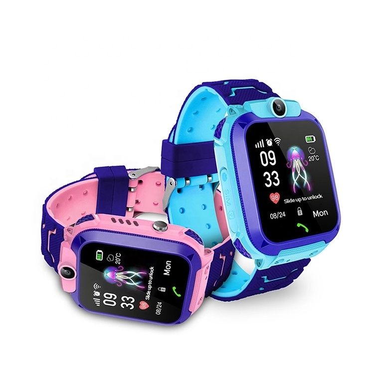 Children Smartwatch Kid GPS Tracker Watch Sos Call Passometer Fitness WiFi Locus for Girls Parent Control by iPhone and Android Smartphones Children