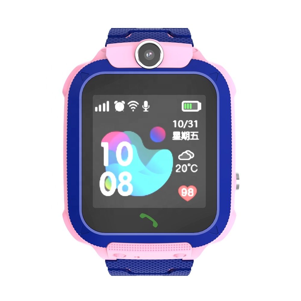 Children Smartwatch Kid GPS Tracker Watch Sos Call Passometer Fitness WiFi Locus for Girls Parent Control by iPhone and Android Smartphones Children