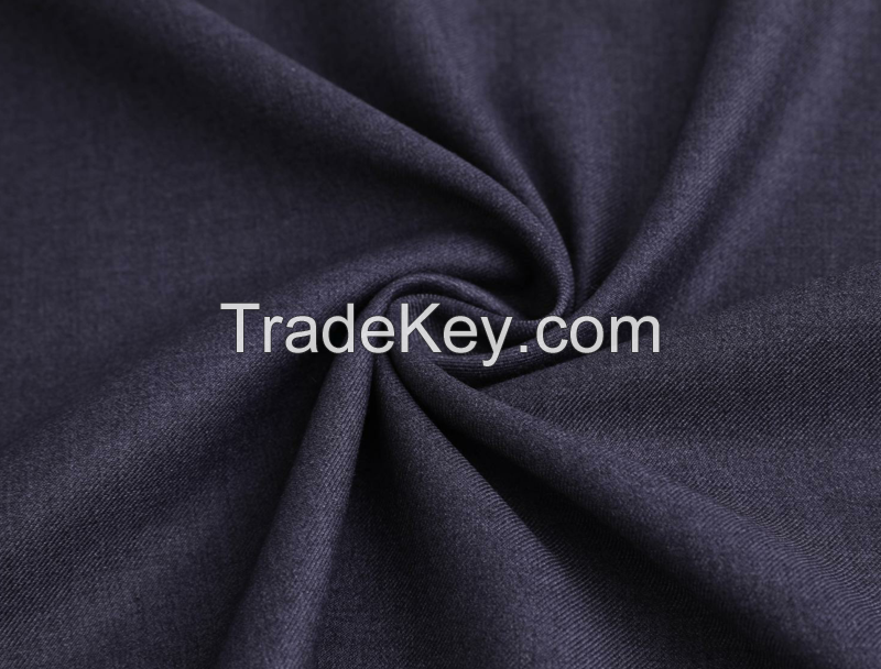 Wholesale High Quality Polyester Rayon Blend TR Suiting Fabric