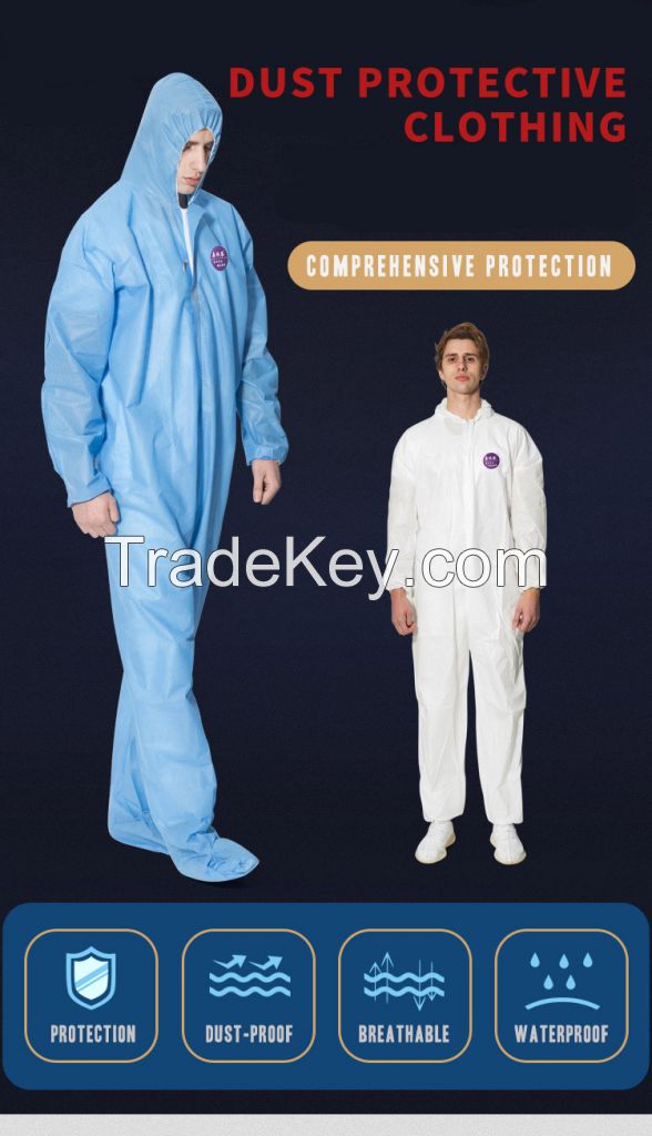 disposable medical coverall nonwoven surgical protective clothing 