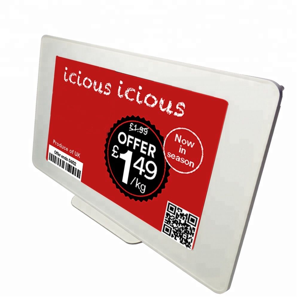 Supermarket  Digital Tag  E-ink Screen Display Electronic Price Shelf Labels