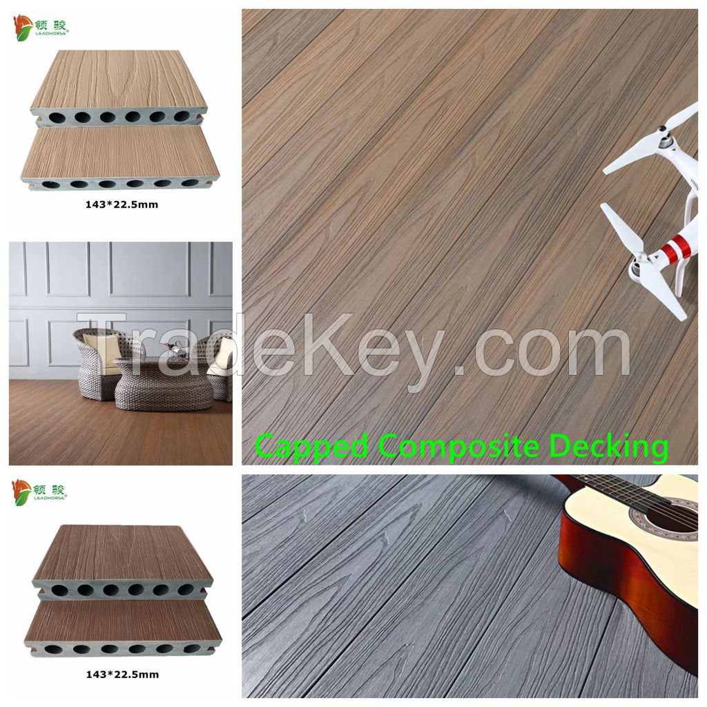 Wood Plastic Composite Outdoor Garden Decking