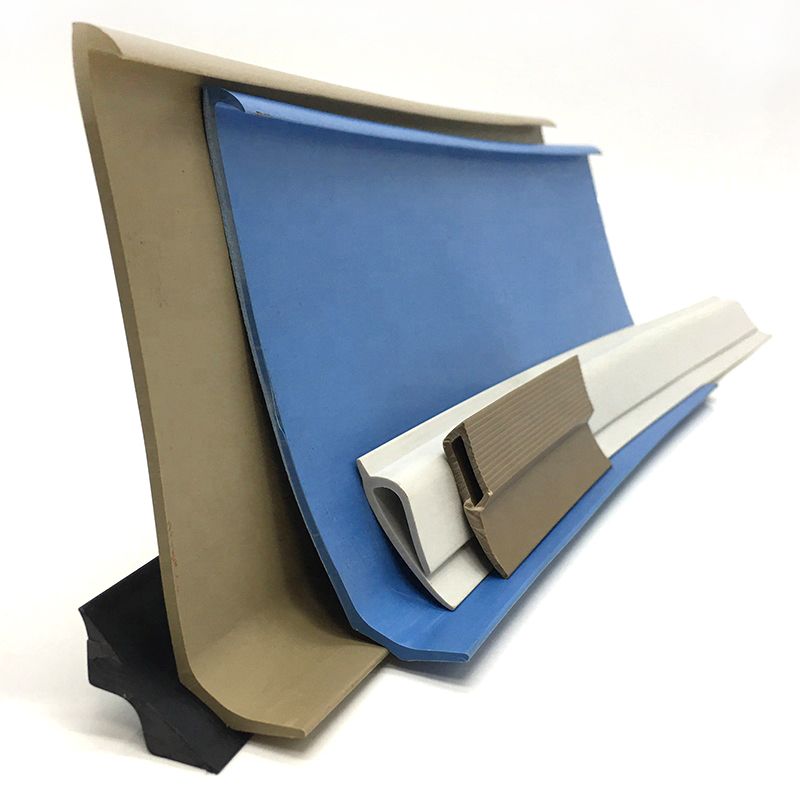 flexible PVC skirting board with cove and cap 