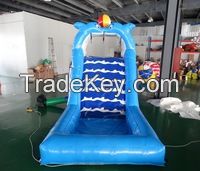 Inflatable water slide