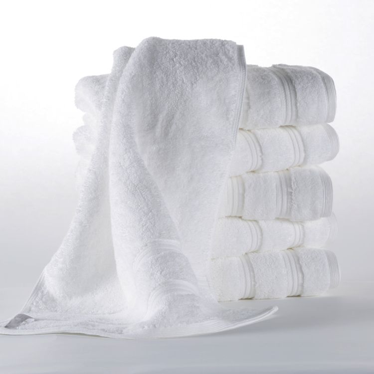 Eliya 5 Star Luxury Hotel White Cotton Bath Towel For Sale