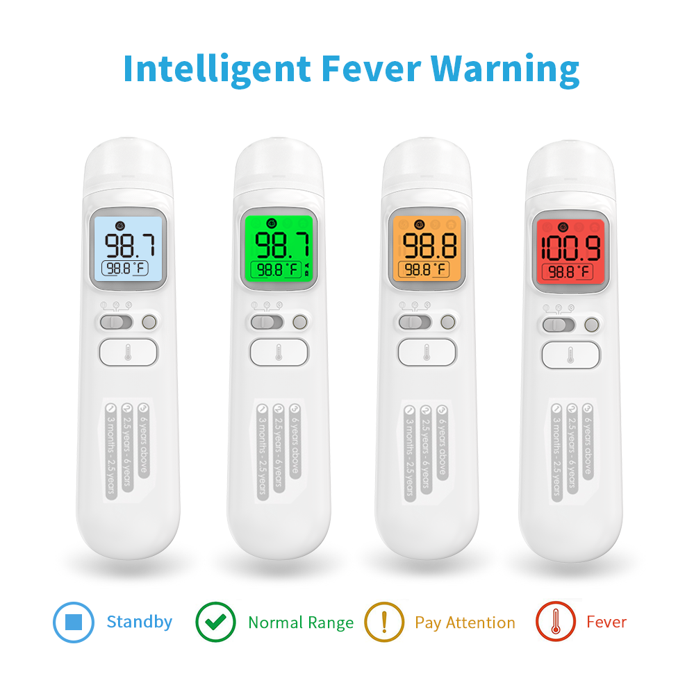 2019 newest medical thermometer smart thermometer with magnetic probe cover 