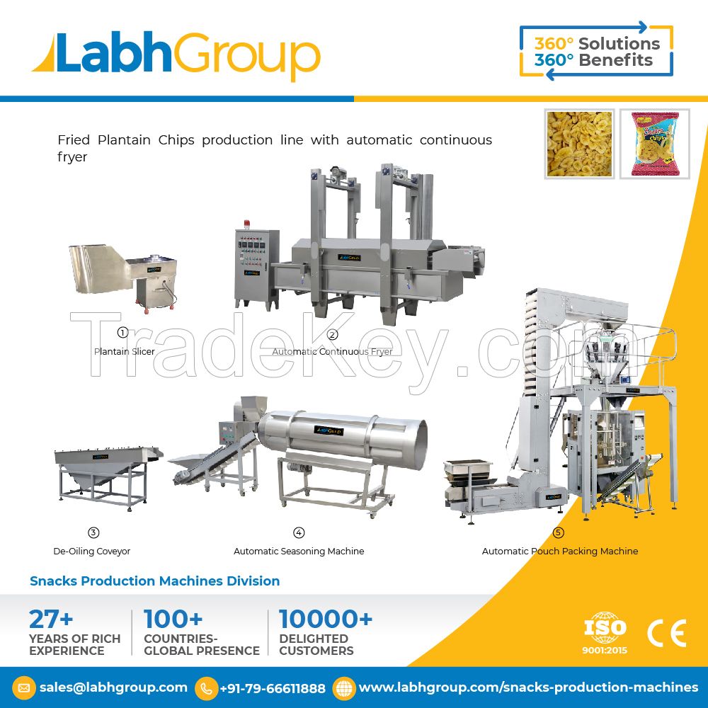 Labh Group Automatic Fried Plantain Banana Chips production line machines