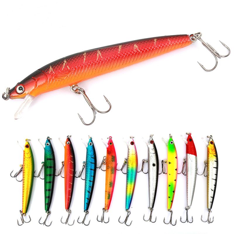 Wobblers Fishing Tackle 3D Eyes Minnow Fishing Lure Swim Crank Bait fishing tackle 