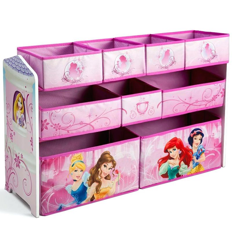 Children Disney princess Deluxe Multi-Bin Toy Organizer