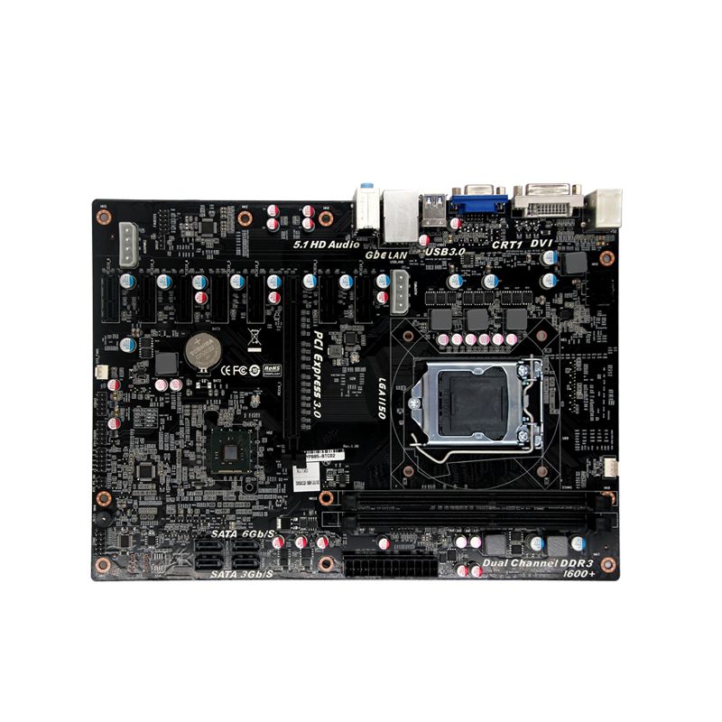 LGA1150 socket Intel 4th i3-i5-i7/Pentium/Celeron CPU embedded industrial motherboard for tablet pc support ATX power supply