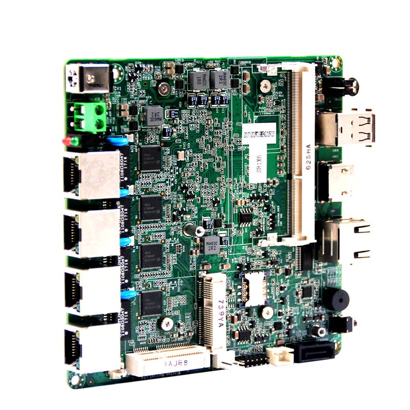 E3845/J1900\J1800\N2806\N2900 DDR3 8GB Ram Industrial Motherboard support 4* I211AT Gigabit Ethernet