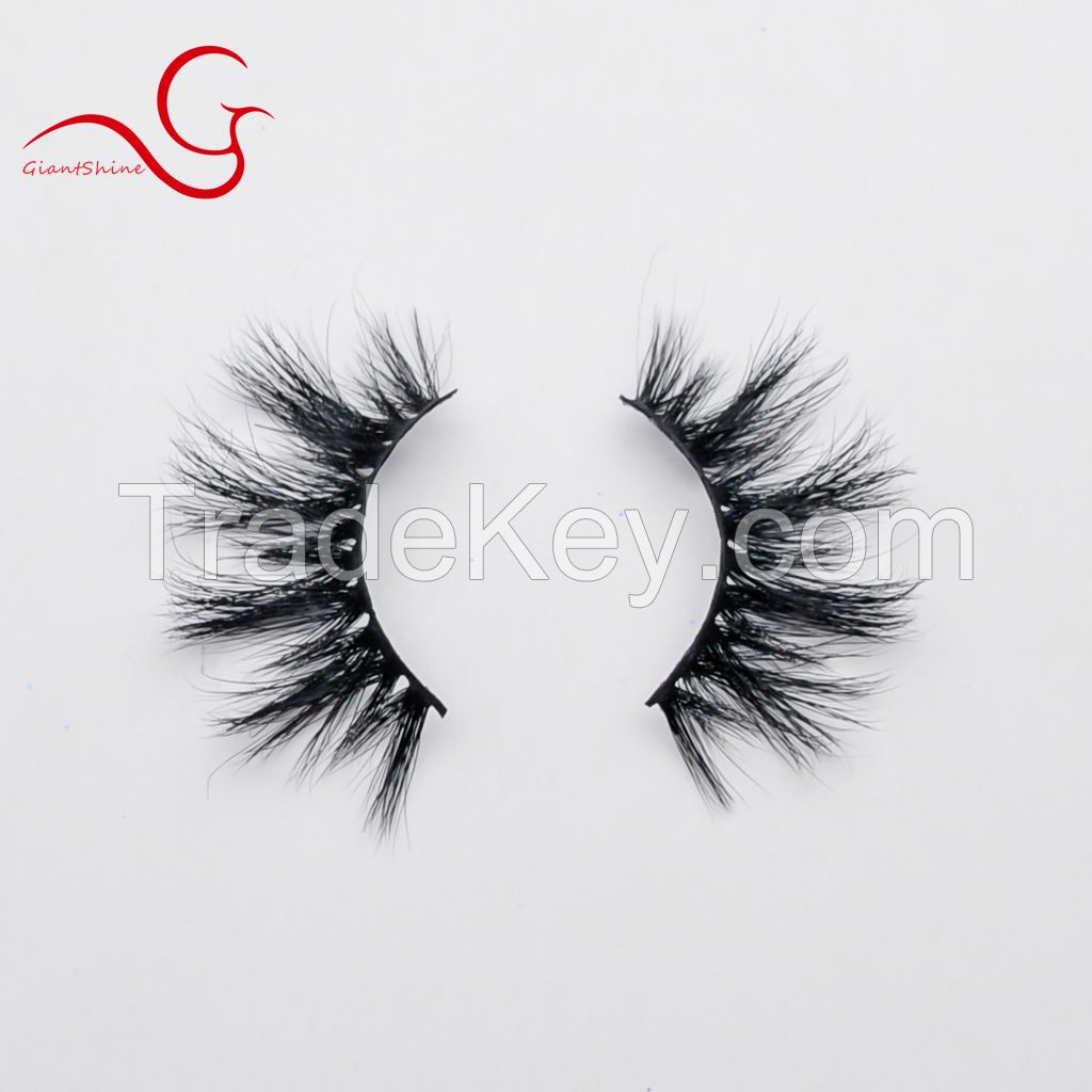  New fashion trendy 3d 25mm 30mm mink lashes handmade false eyelash custom mink lash