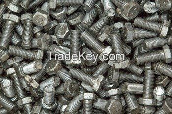 Hex head bolts and nuts