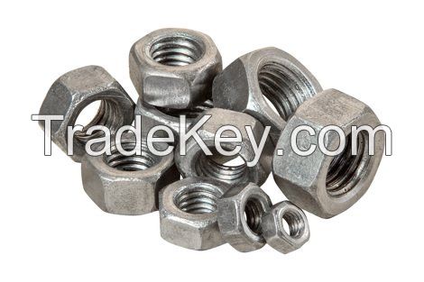 Hex head bolts and nuts