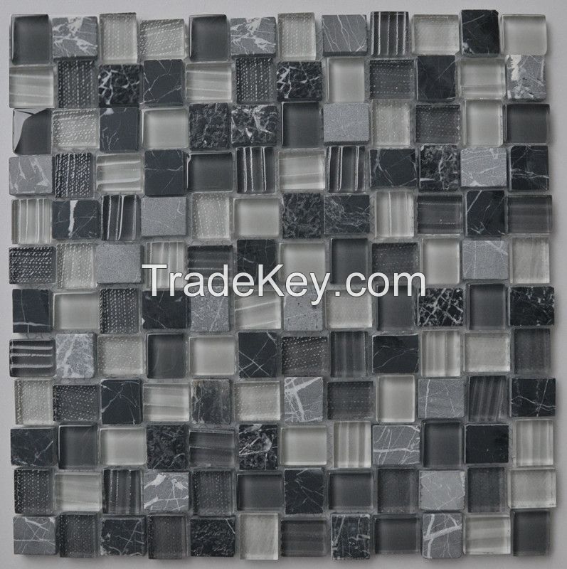 Glass and Stone Mosaic - MD-0511WEAVEMS1P