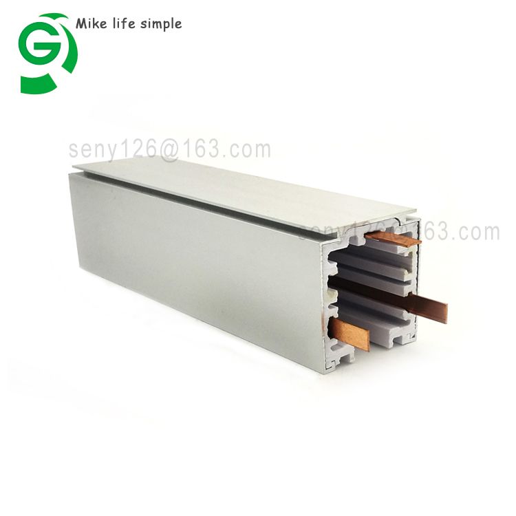 Factory power distribution trunking system lighting 30A 50A electrical busbar