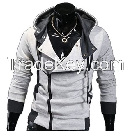 Stylish Fleece Side Zipper Hoodie