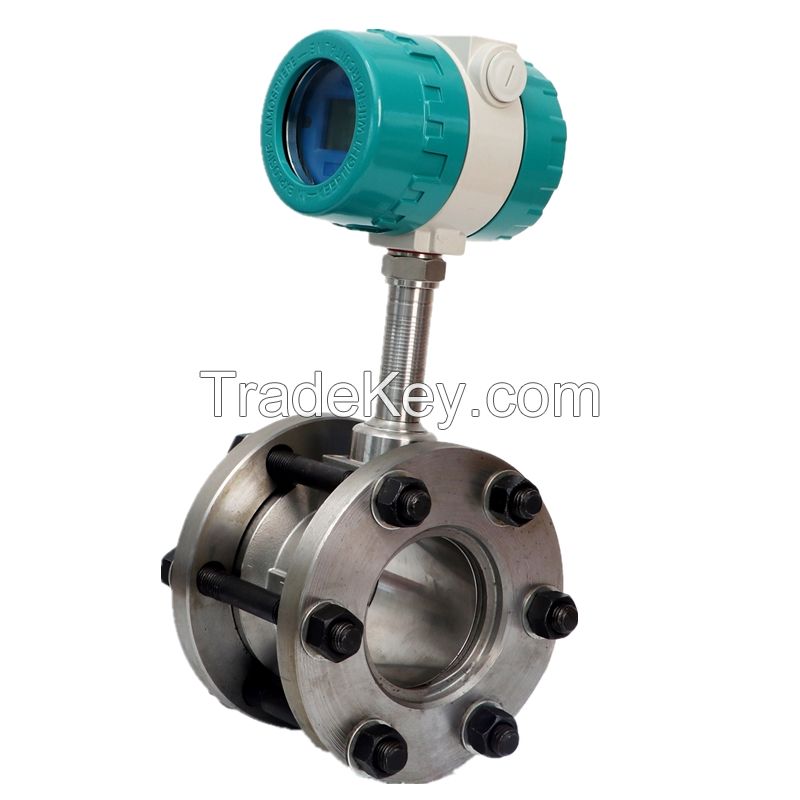 Vortex steam flow meter