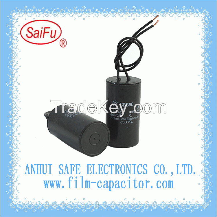 Cbb60 AC Motor Run Metal Shell Capacitor with Certificate