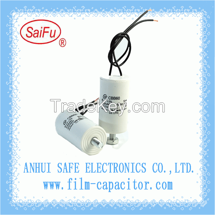 Cbb60 AC Motor Run Metal Shell Capacitor with Certificate