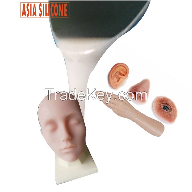 Platinum cure skin like Liquid silicone rubber for real life casting