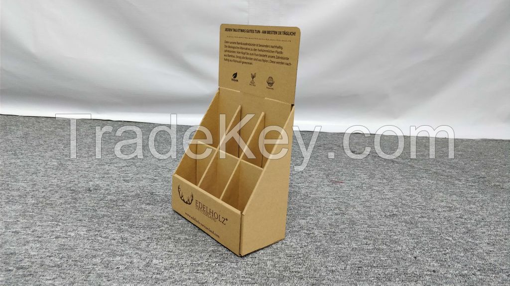 Wholesale Cardboard CountertopDisplay Kraft  Paper Retail PDQ Display